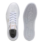 Puma Club Kayzer Low Top Unisex Sneaker - White & Gold